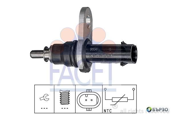 температурен датчик за Audi Q2 (GAB) FACET 7.3356