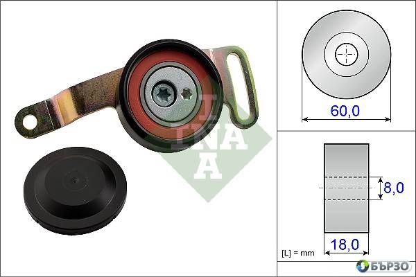 обтяжна ролка пистов ремък за Smart Crossblade (450) INA 533 0078 10