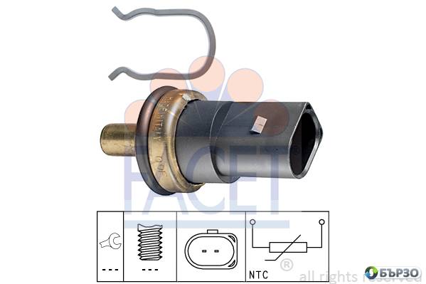 температурен датчик за Audi Q3 (F3B) FACET 7.3278