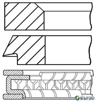 сегменти за BMW 5 Touring E34 GOETZE 08-704200-00