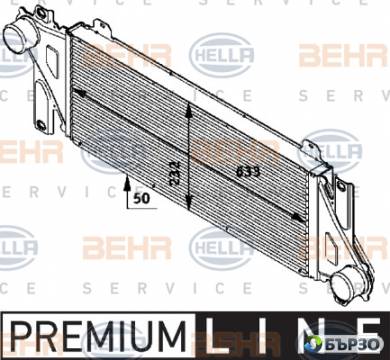интеркулер за Mercedes Sprinter 4-t...