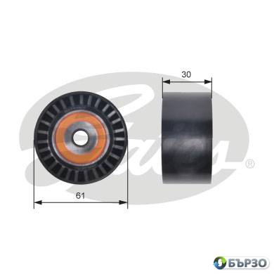 паразитна ролка ангренажен ремък за Peugeot 4008 GATES T42307
