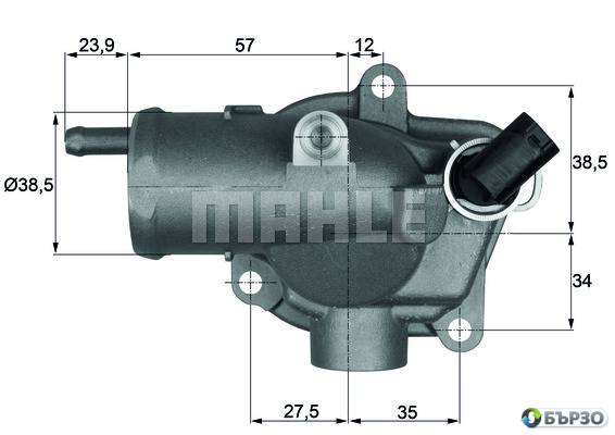 термостат за Mercedes Vito BOX (638) MAHLE TH 11 87