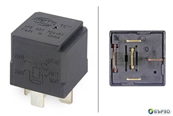реле, работен ток за Mercedes SLS AMG (c197) HELLA 4RD 007 794-021