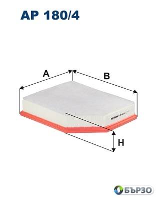 въздушен филтър за Volvo XC 60 II FILTRON AP 180/4