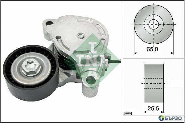 обтяжна ролка пистов ремък за BMW X1 F48 INA 534 0571 10