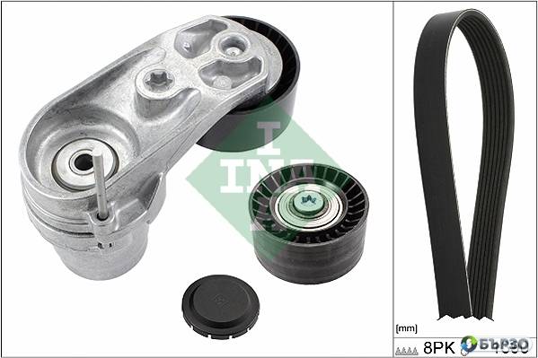 komplekt pistov remuk i rolki za BMW 4 Convertible F33 F83 INA 529 0210 10