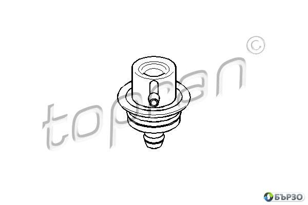 регулатор на налягане на горивото за Skoda Fabia Hatchback (6Y2) TOPRAN 108 125