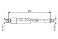 спирачен маркуч за BMW 3 Cabrio E30 BOSCH 1 987 476 074